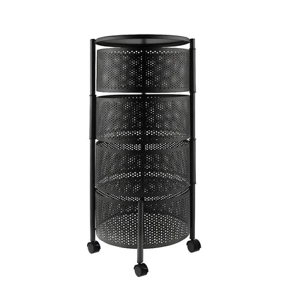 Premium Metal Utility Cart – Elegant Home & Kitchen Organizer