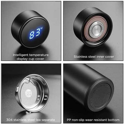 500ML LED Temperature Bottle – Digital Smart Water Thermos