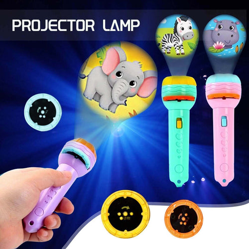Flashlight Projector Toy – 3 Slide Torch with 24 Colorful Images