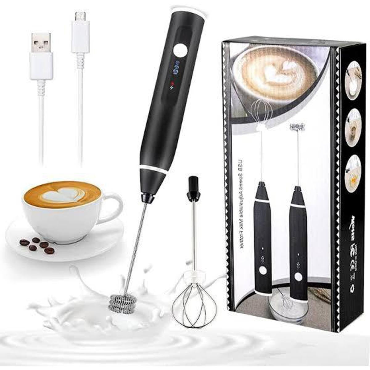 Portable Mini Electric Frother – Milk, Coffee, Latte & Cappuccino Mixer