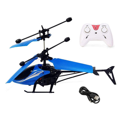 Hand Sensor RC Helicopter – 2-in-1 Flying Toy with LED Lights
