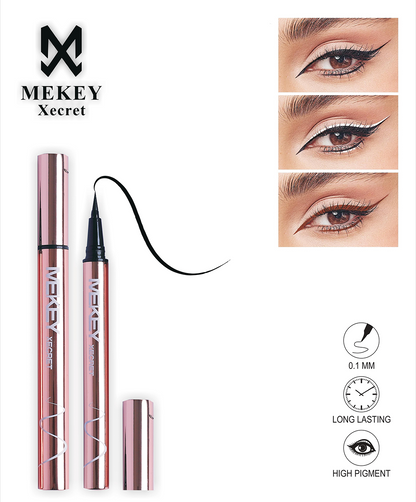 "MekeyXecret Waterproof Eyeliner – Ultra-Thin, Long Lasting & Quick Dry"
